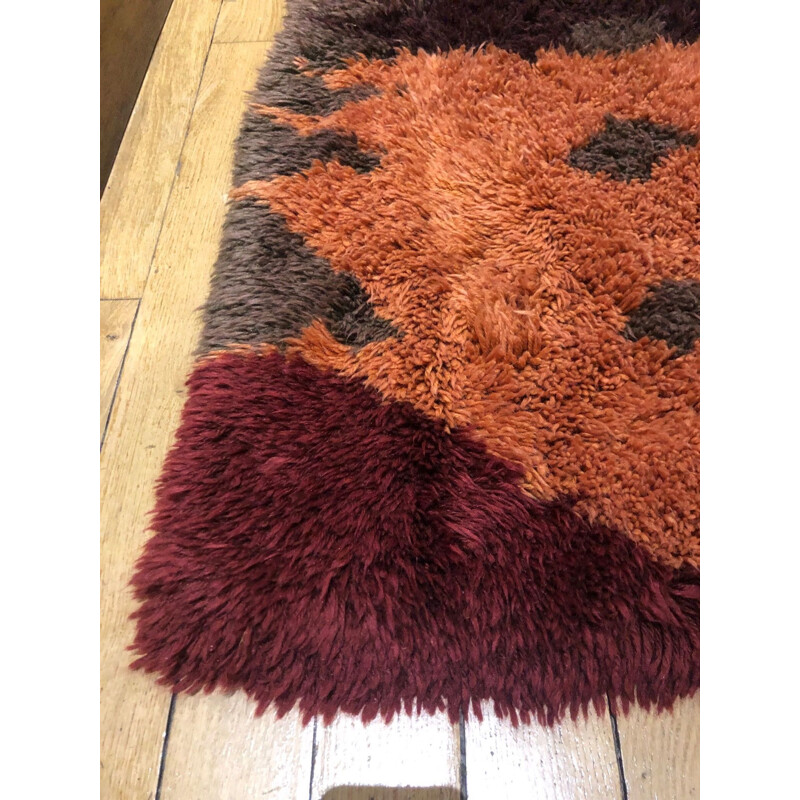 Vintage long pile carpet 1970s