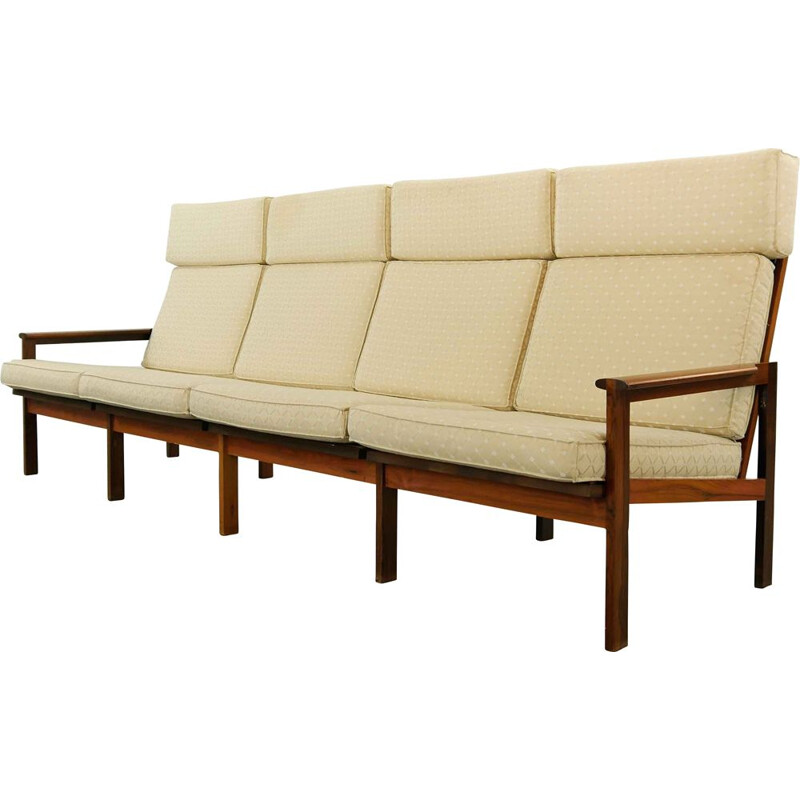 Vintage Capella 4-Sitzer-Sofa von Illum Wikkelso für N. Eilersen Dänemark
