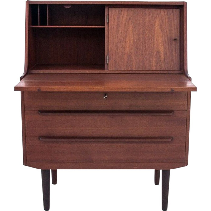 Vintage teak secretaire, Denmark 1960