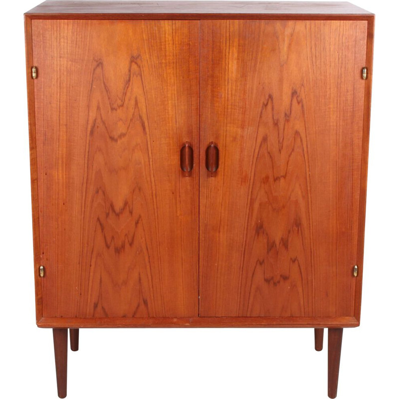 Vintage teak wardrobe by Ejvind A.Johansson