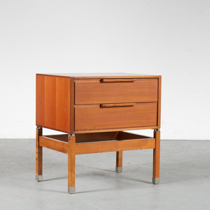 Vintage side table with drawers by Pieter de Bruyne for AL Meubel, Belgium 1959