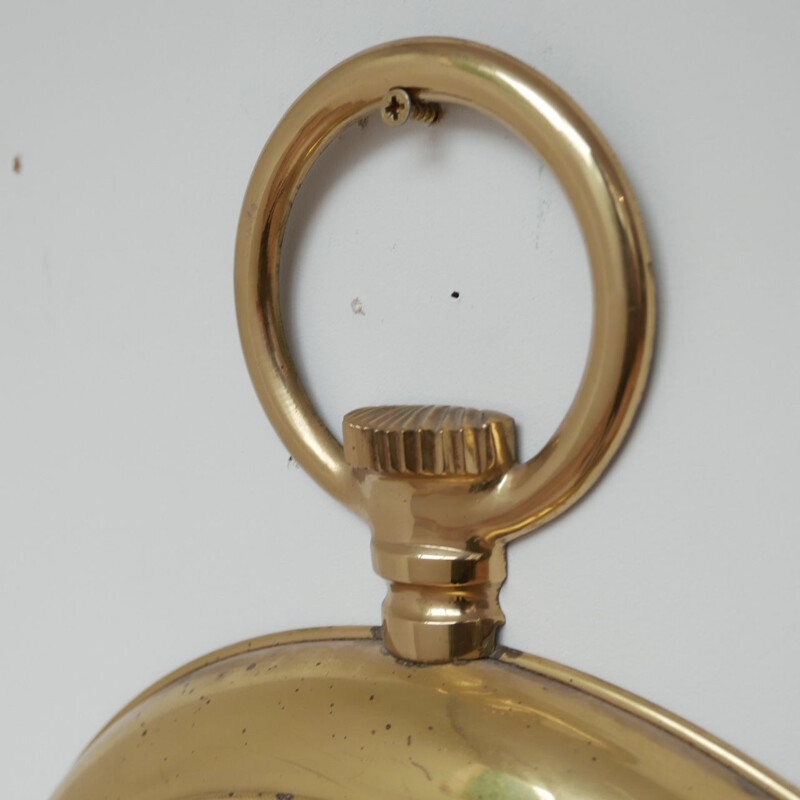 Vintage brass mirror, France 1950