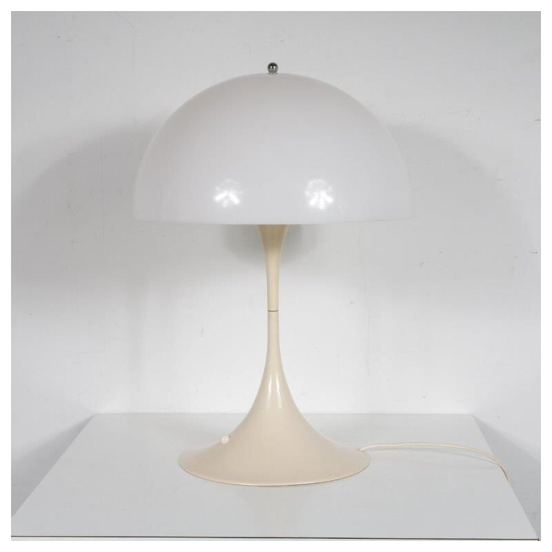 Lampe de table vintage Panthella de Verner Panton pour Louis Poulsen Danemark 1970