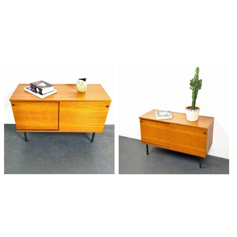 Pair of Mid-Century Teak Sideboards by Günter Renkel for Rego Germany 1960s