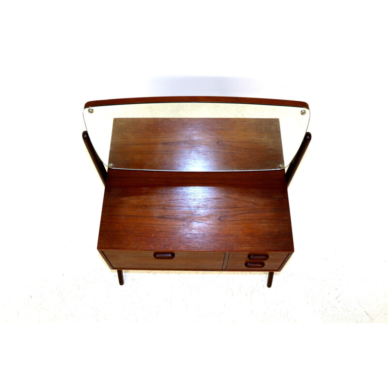 Vintage teak vanity cabinet Denmark 1960s