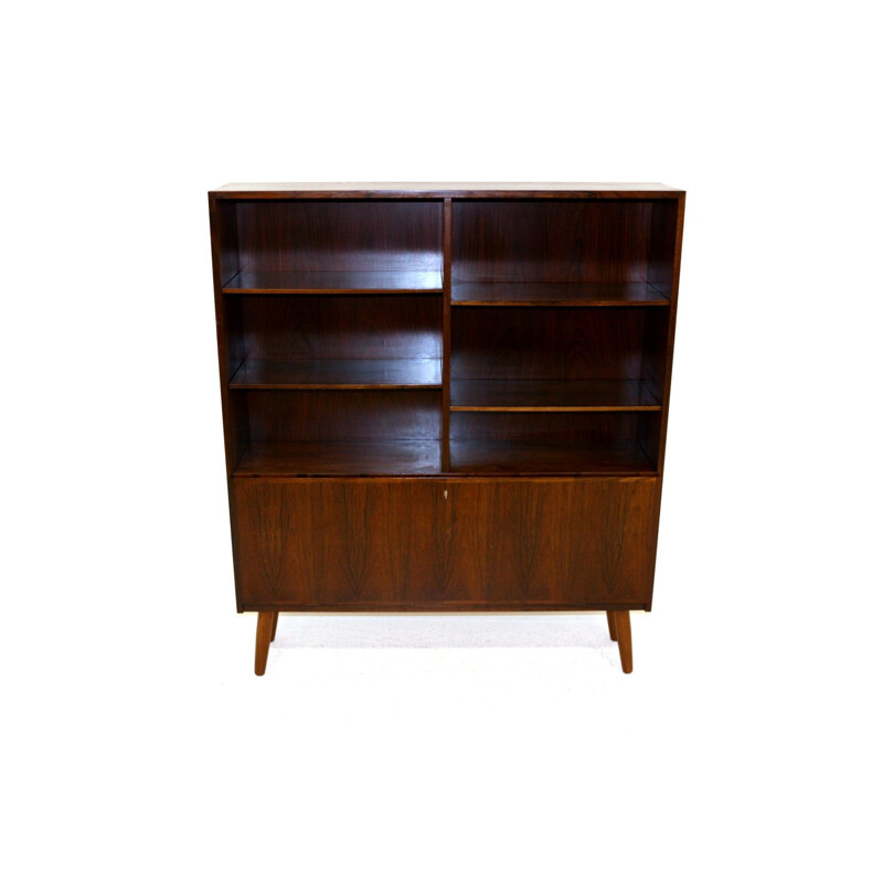 Vintage rosewood bookcase Omann jun mobelfabrik Denmark 1960s