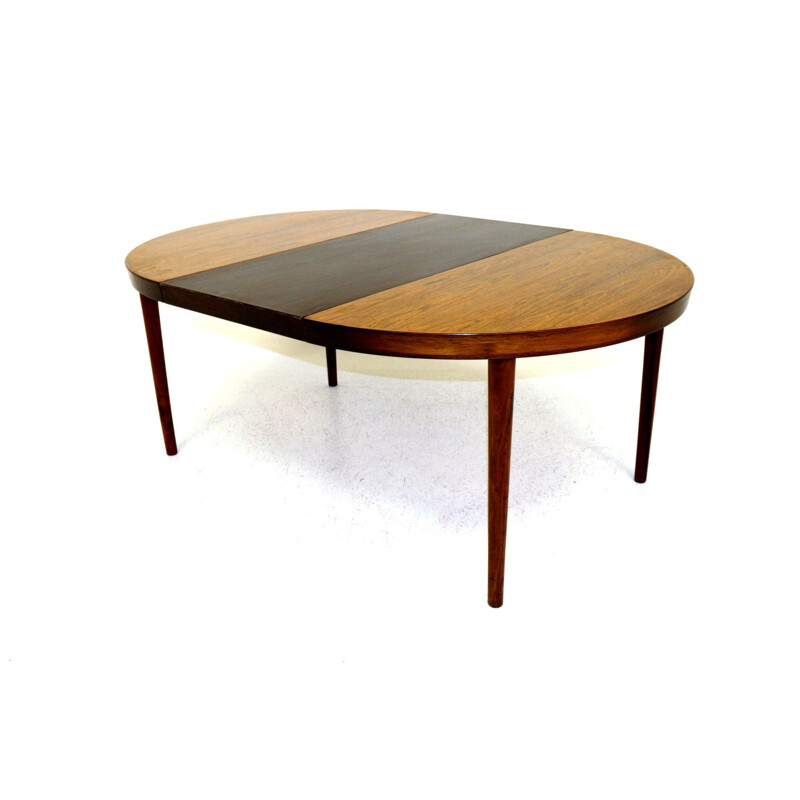 Mesa de comedor vintage de palisandro Dinamarca 1960