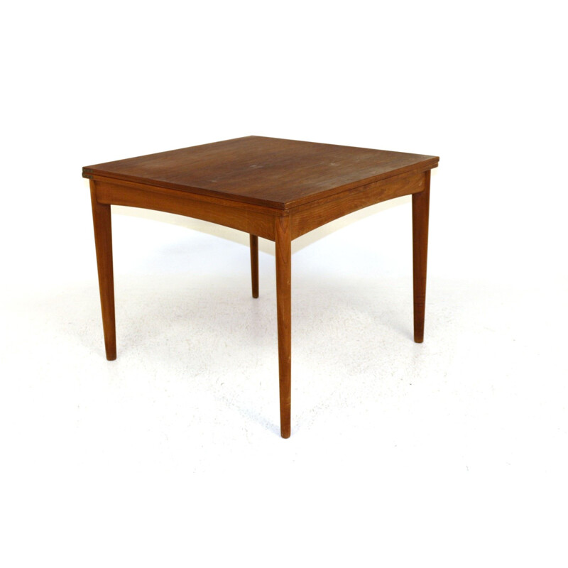 Vintage teak game table Denmark 1960s