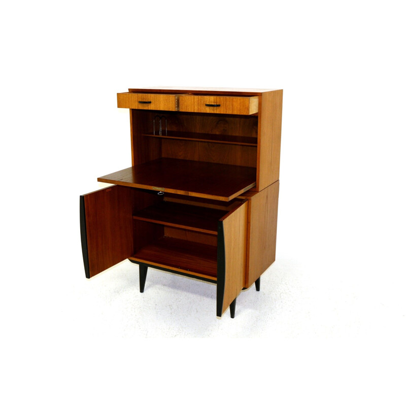 Vintage teak secretary Bräntorp Sweden 1950s