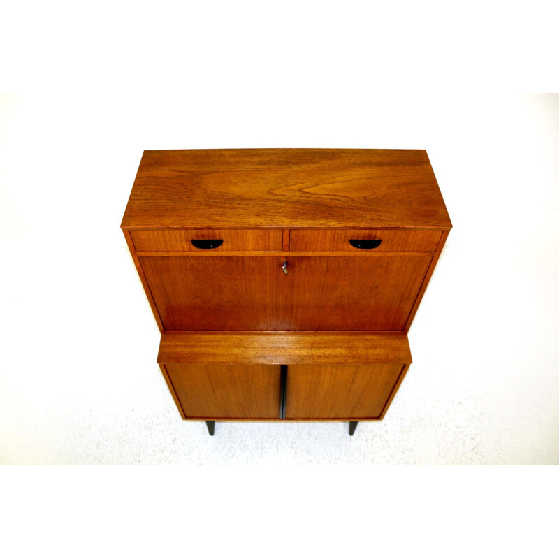 Vintage teak secretary Bräntorp Sweden 1950s