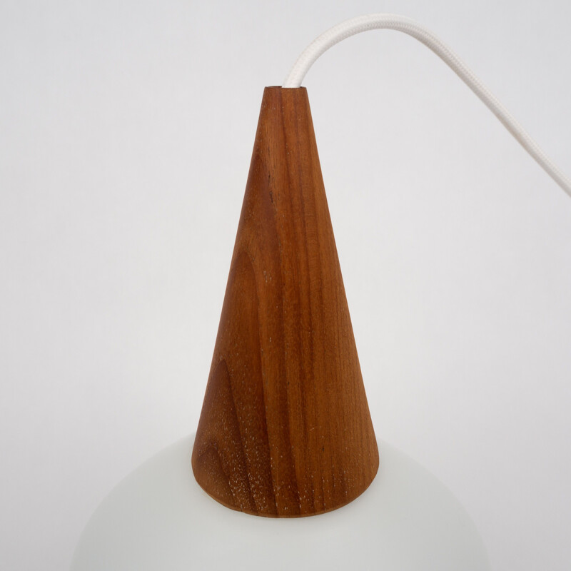 Vintage pendant lamp by Ejnar B. Mielby Lyfa Danish 1960s