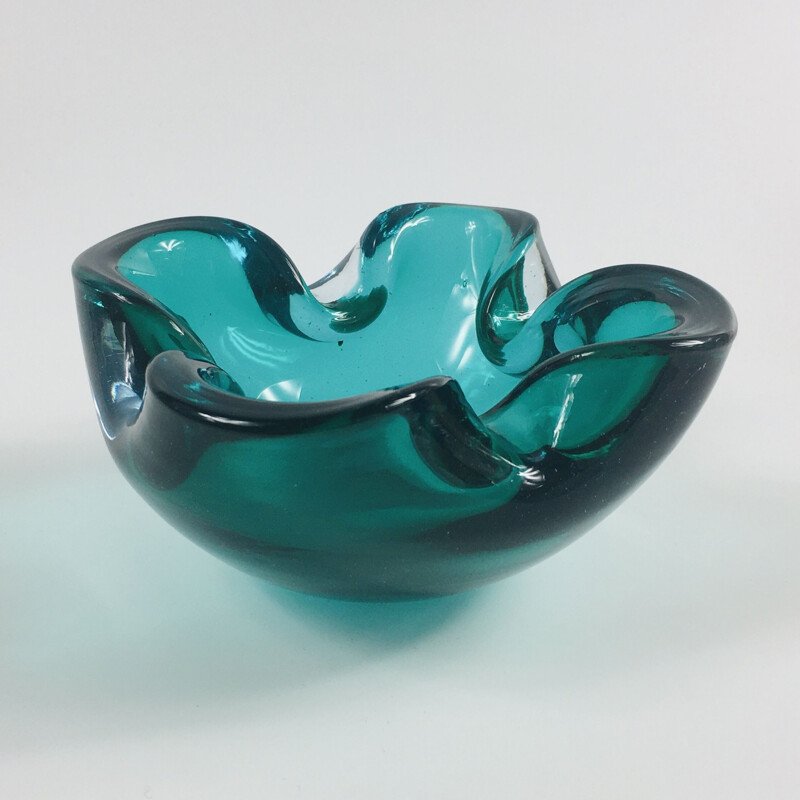 Mid-Century Murano Glass Ashtray Bowl 1960s