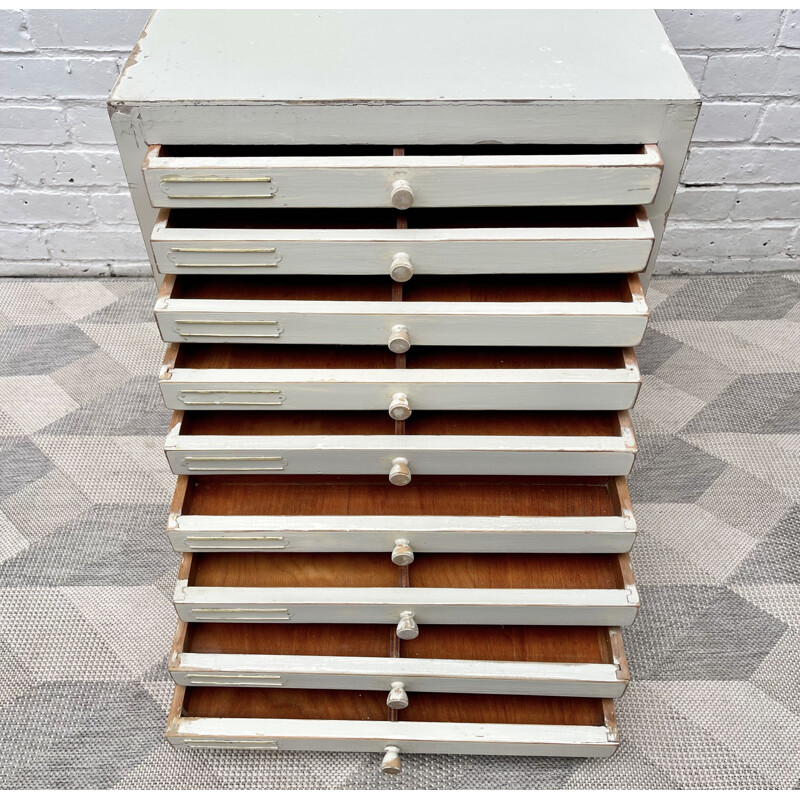 Vintage Dentist Cabinet Drawers