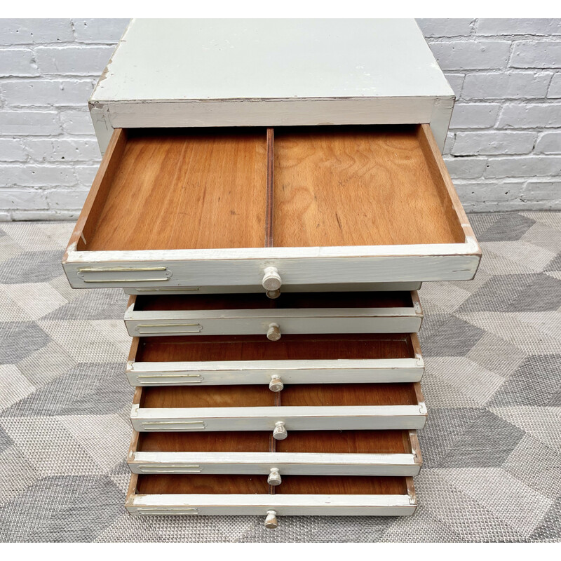 Vintage Dentist Cabinet Drawers