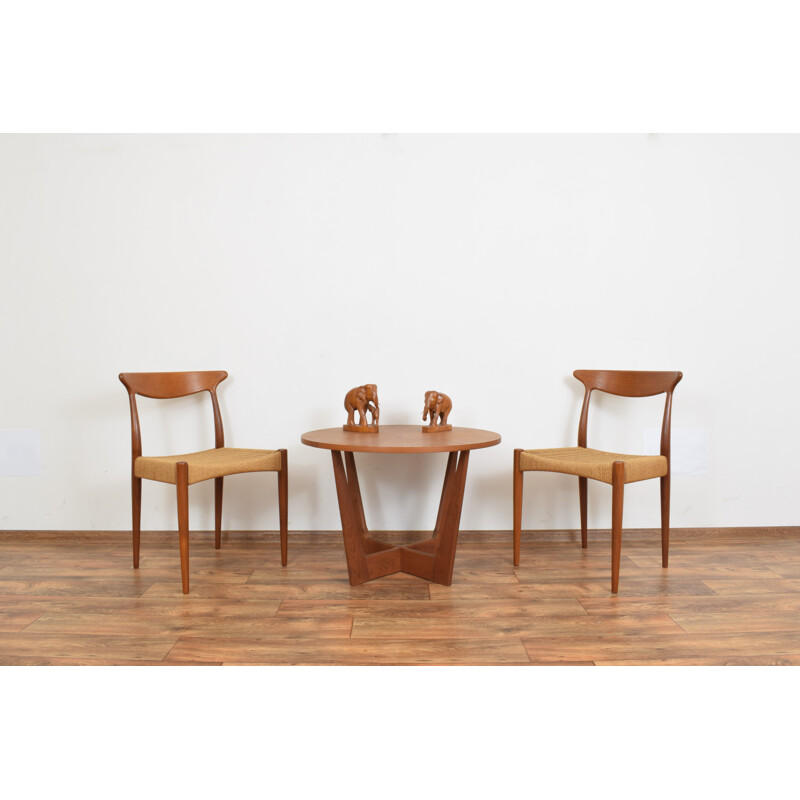 Set of 4 Mid-Century Teak Dining Chairs by Arne Hovmand-Olsen for Mogens-Kold 1950s