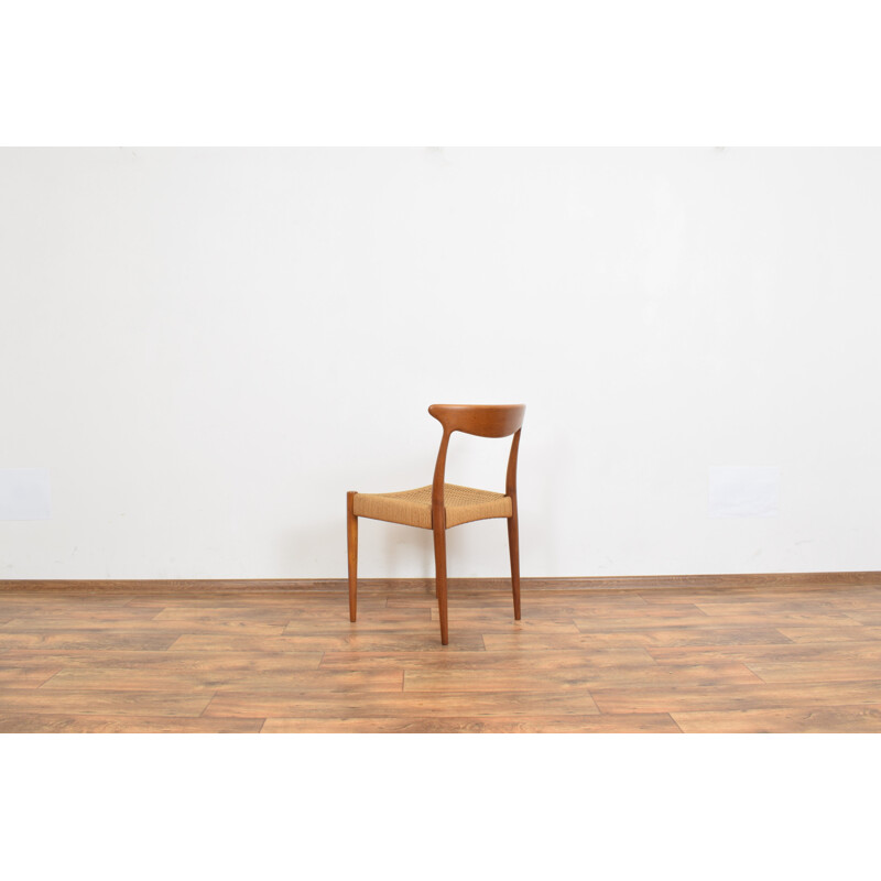 Set of 4 Mid-Century Teak Dining Chairs by Arne Hovmand-Olsen for Mogens-Kold 1950s