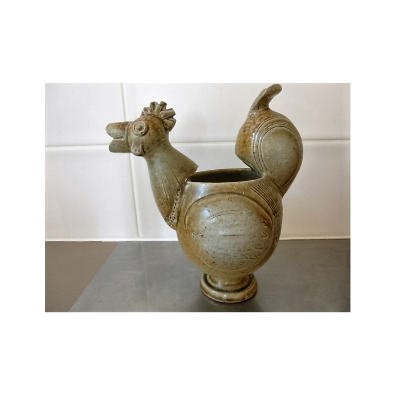 French pitcher in terracotta, Pierre MESTRE - 1950s