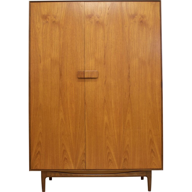 Vintage Teak Wardrobe by Ib Kofod Larsen for G-Plan 1960s