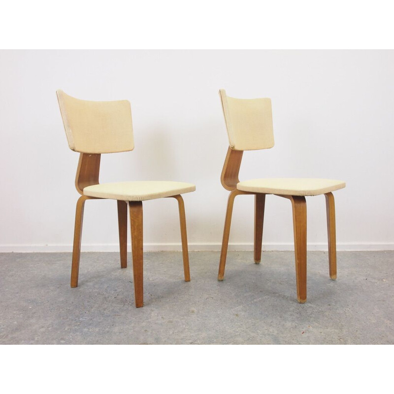 Pair of Mid century chairs by Cor Alons for Gouda De Boer