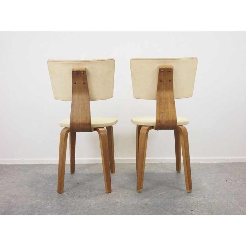 Pair of Mid century chairs by Cor Alons for Gouda De Boer