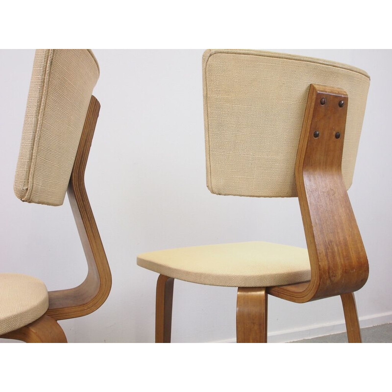 Pair of Mid century chairs by Cor Alons for Gouda De Boer