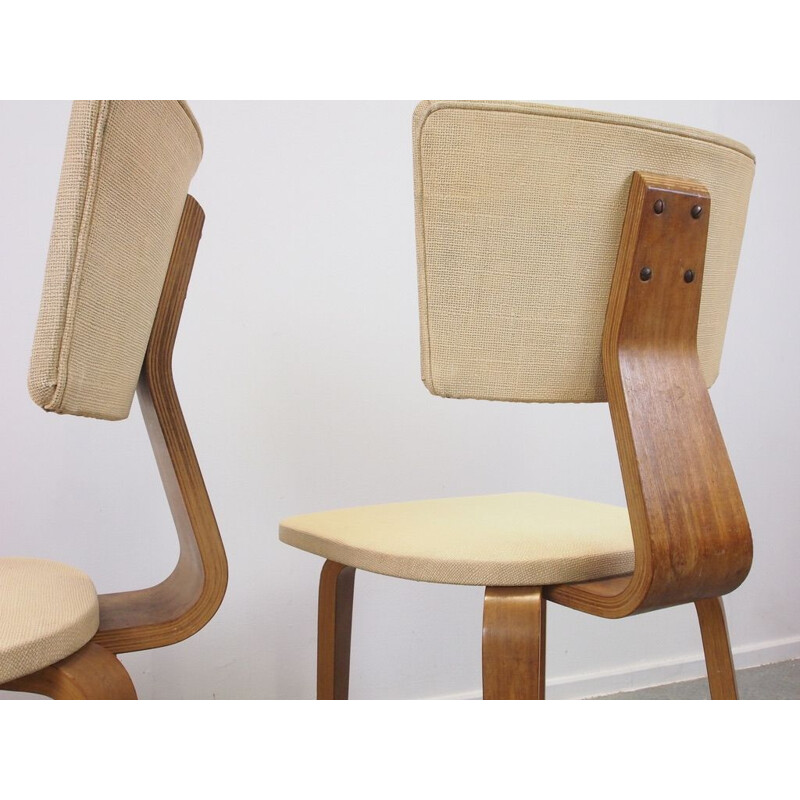 Paire de chaises vintage par Cor Alons pour Gouda De Boer