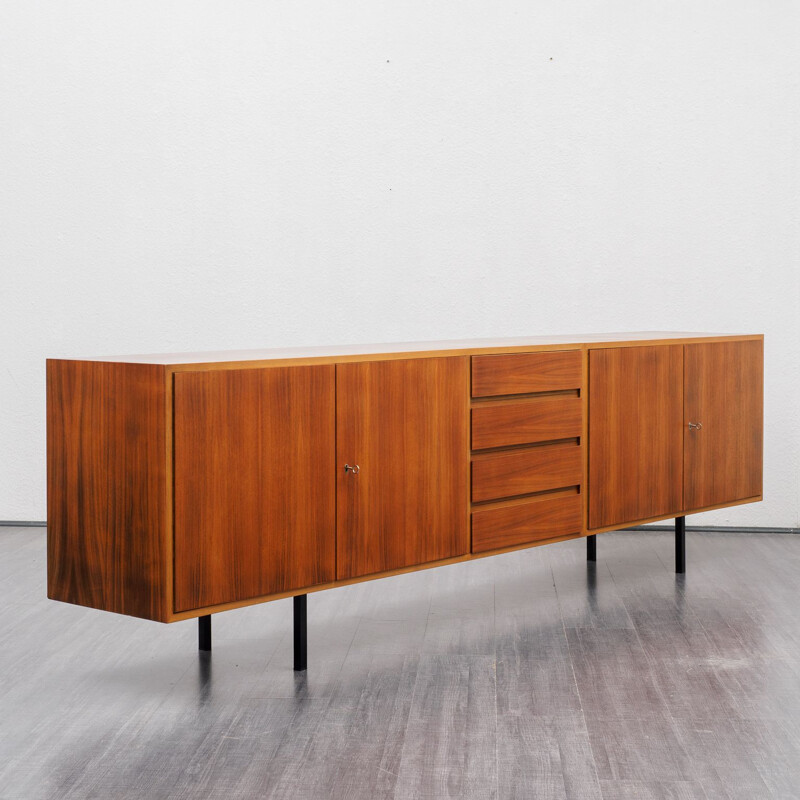 Large vintage sideboard walnut 1960s