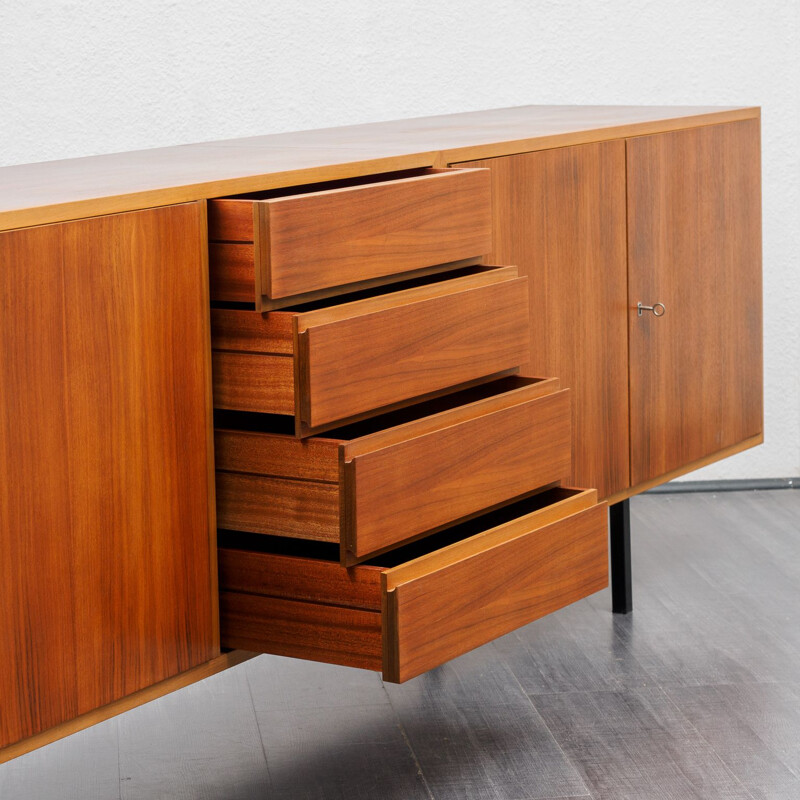 Large vintage sideboard walnut 1960s