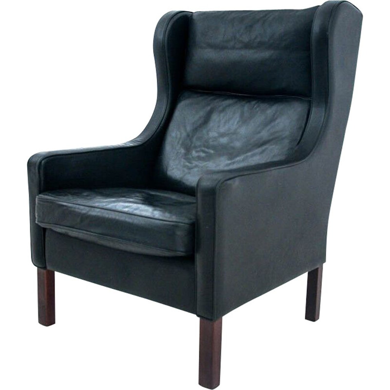 Vintage fauteuil Borge Mogensen Denemarken 1964