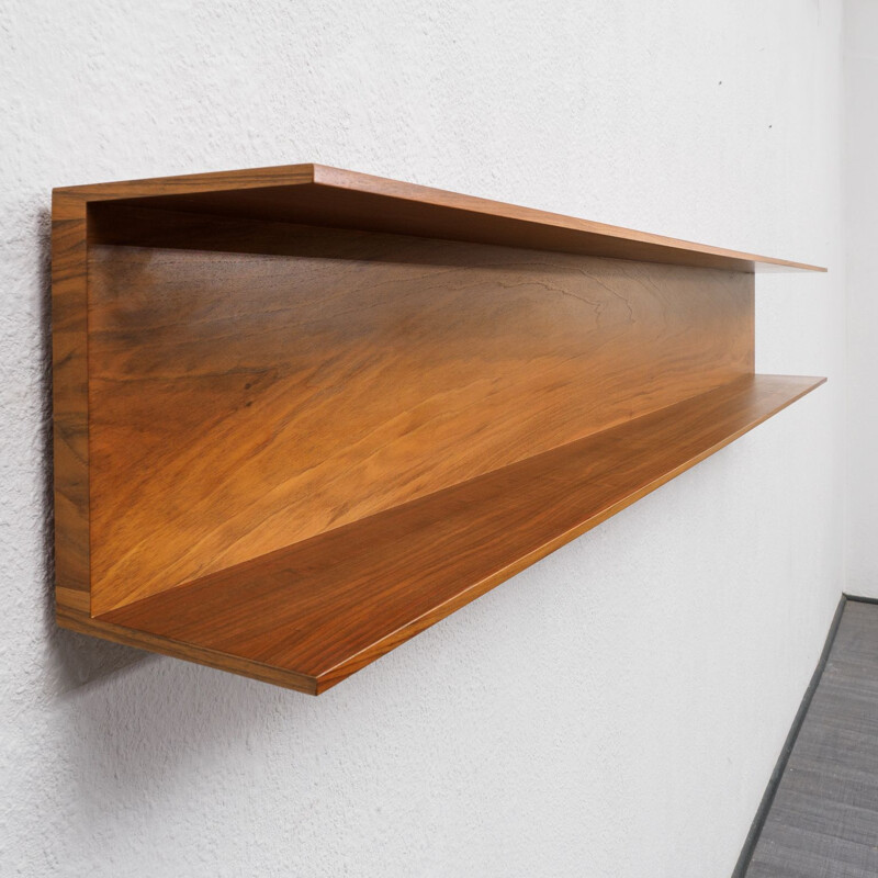 Large vintage wall shelf by Wilhelm Renz Walter Wirz 1960s