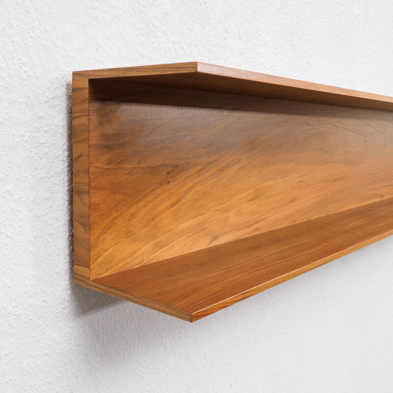 Large vintage wall shelf by Wilhelm Renz Walter Wirz 1960s