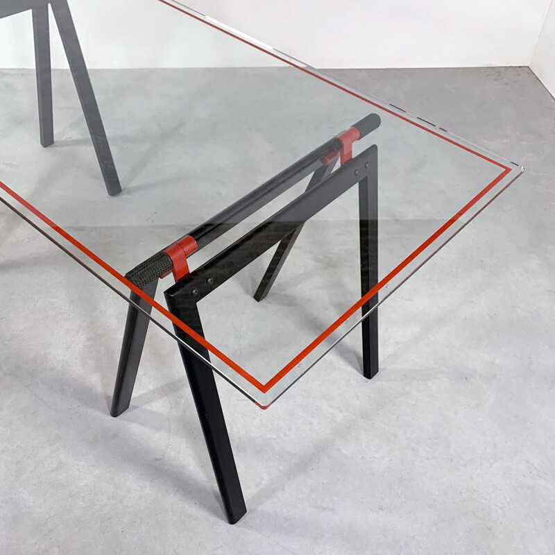 Table vintage Gaetano de Gae Aulenti pour Zanotta 1970