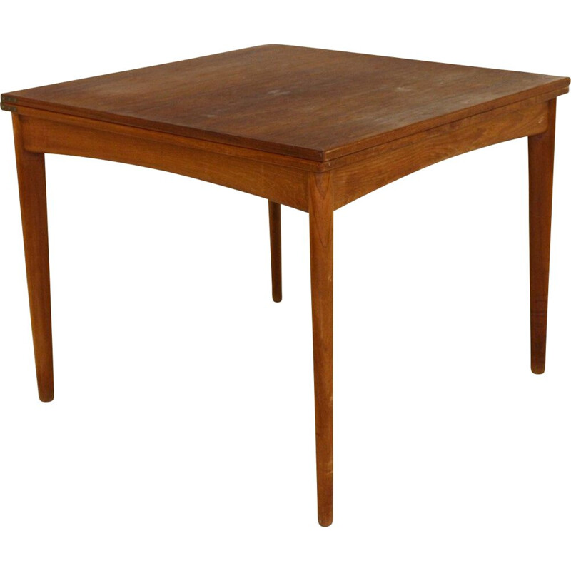 Vintage teak game table Denmark 1960s