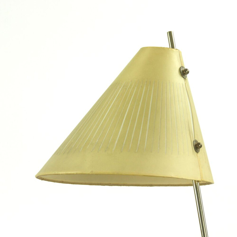 Vintage brass lamp, Czechoslovakia 1950