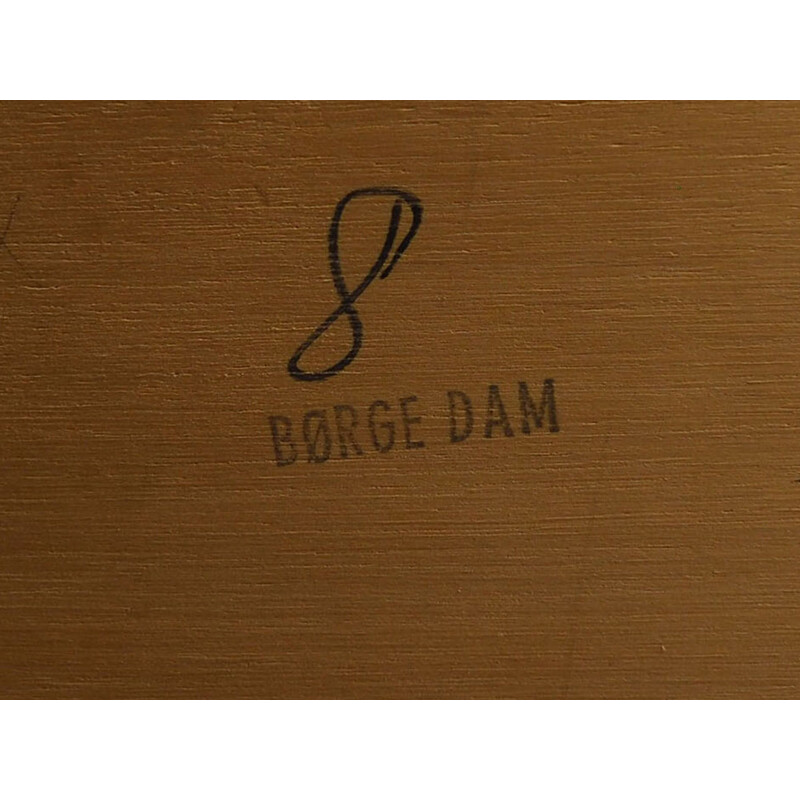 Vintage Ash cabinet Borge Dam Danish 1970s