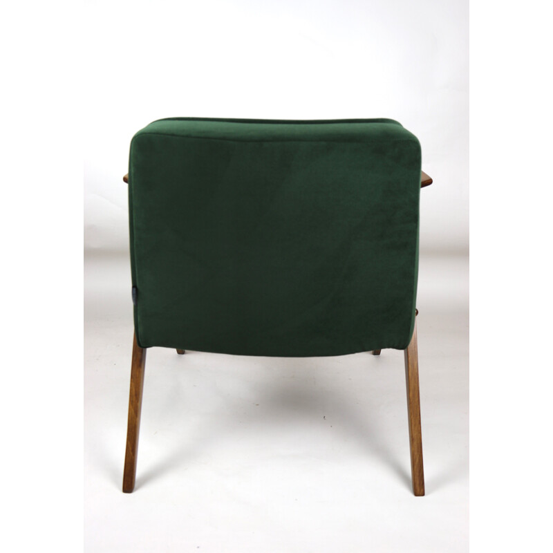 Vintage Green Bunny Armchair by Józef Chierowski 1970s