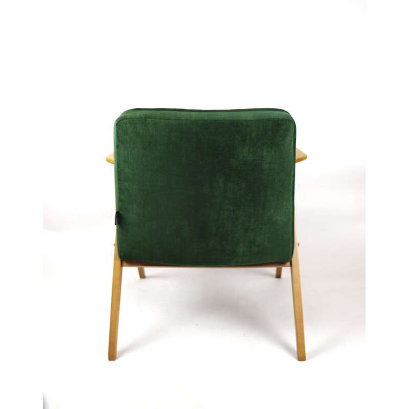 Vintage Green Bunny Chameleon Armchair by Józef Chierowski 1970s