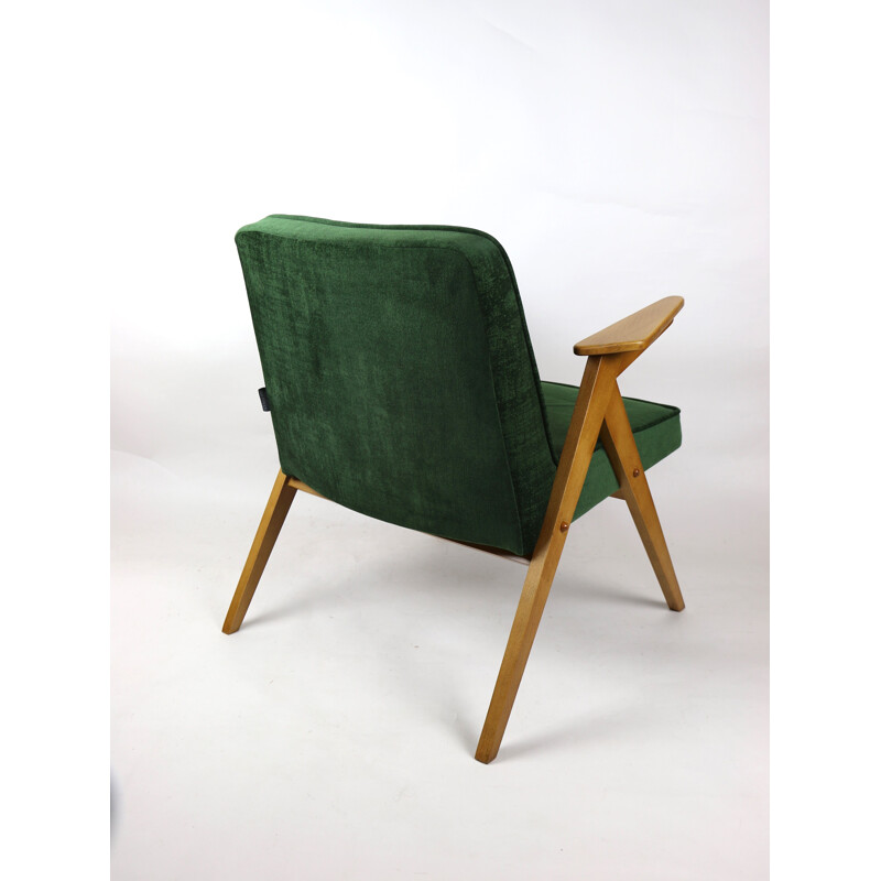 Vintage Green Bunny Chameleon Armchair by Józef Chierowski 1970s