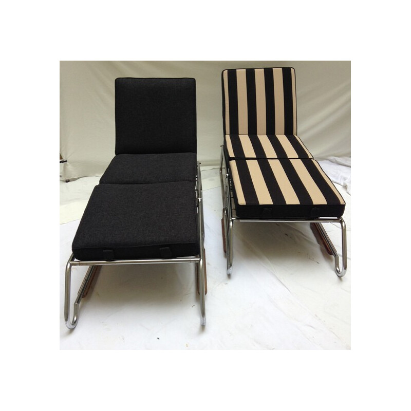 Pair of lounge chairs, François CARUELLE - 50s