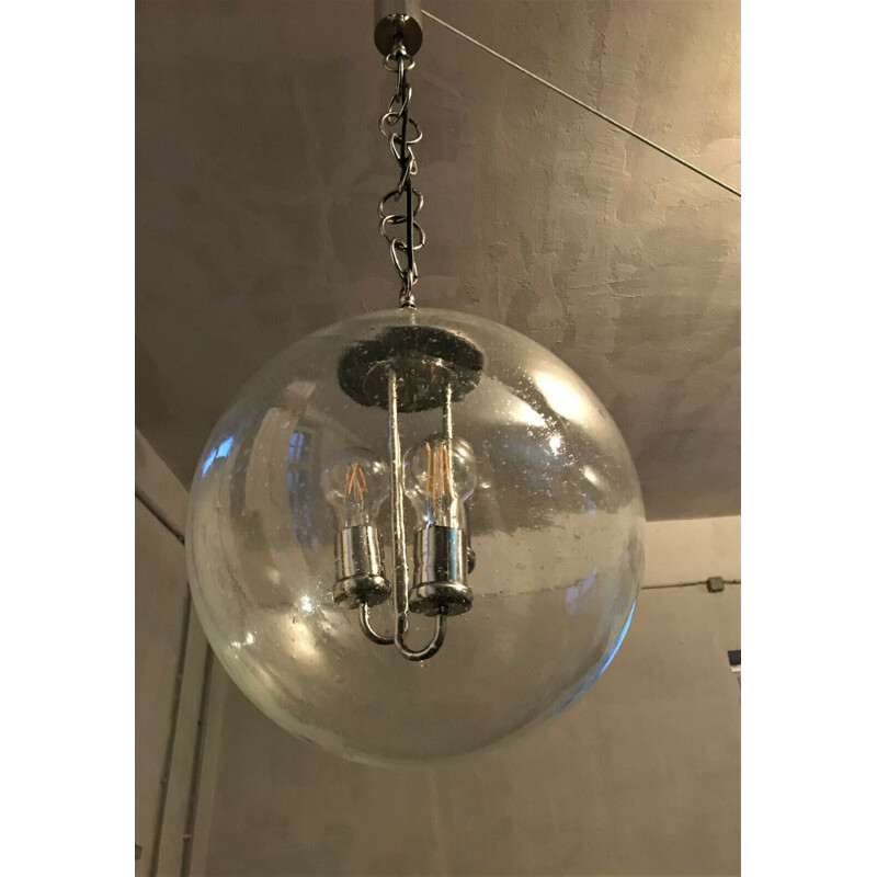 Vintage XL Sputnik Big Ball Lamp 1970s