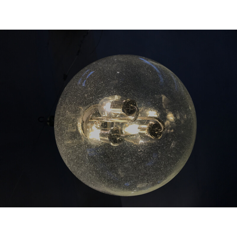 Vintage XL Sputnik Big Ball Lamp 1970s
