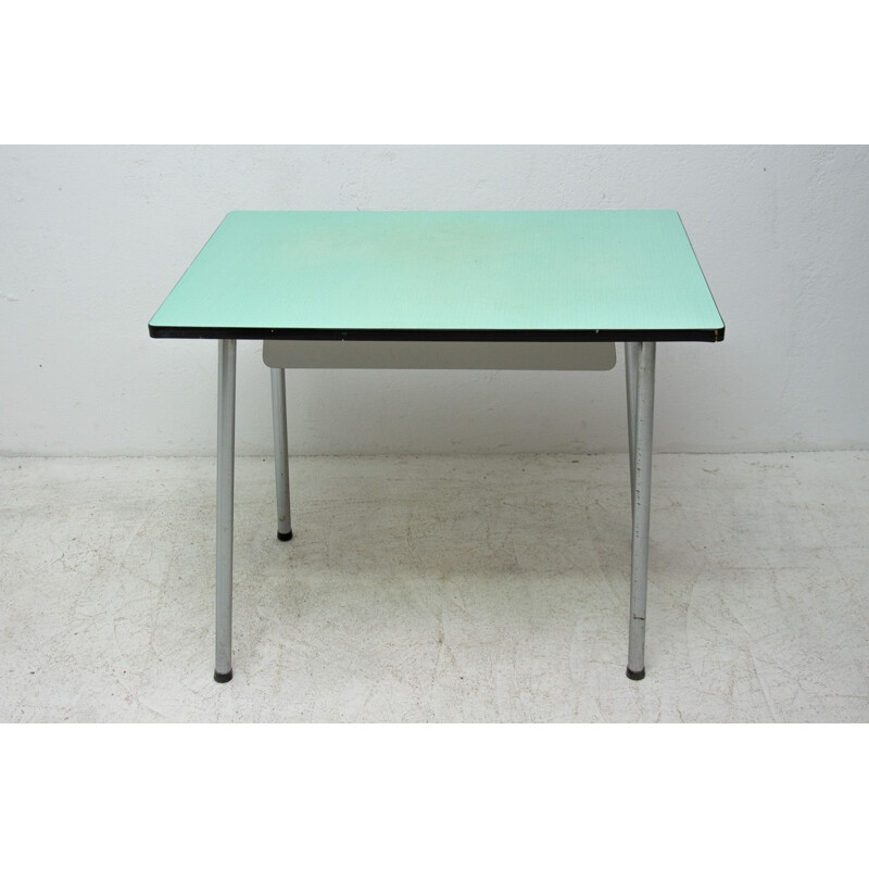 Mid century formica writing side table Czechoslovakia 1960s