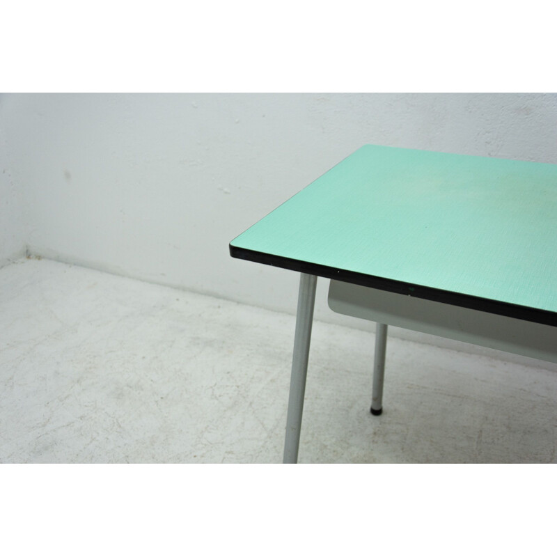 Mid century formica writing side table Czechoslovakia 1960s