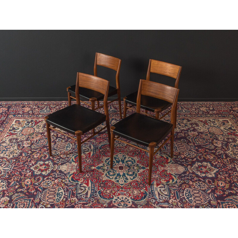 Set of 4 vintage dining chairs Wilkhahn 1950s