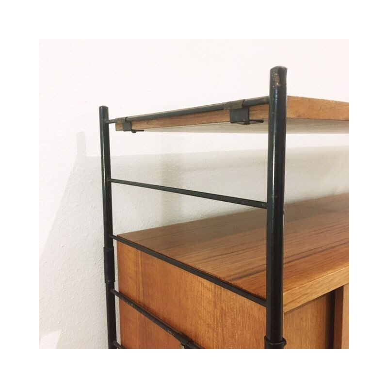 Vintage Modular wallrack WHB Germany 1960s