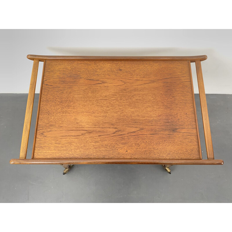 Mid-Century Teak Serving Trolley Denmark 1960s