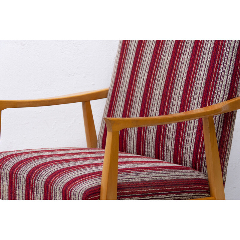 Pair of mid century armchairs Czechoslovakia 1960s