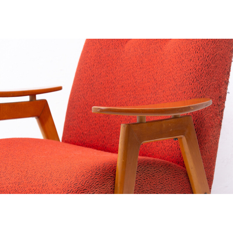 Pair of midcentury armchairs by Jaroslav Šmídek for Jitona 1960s