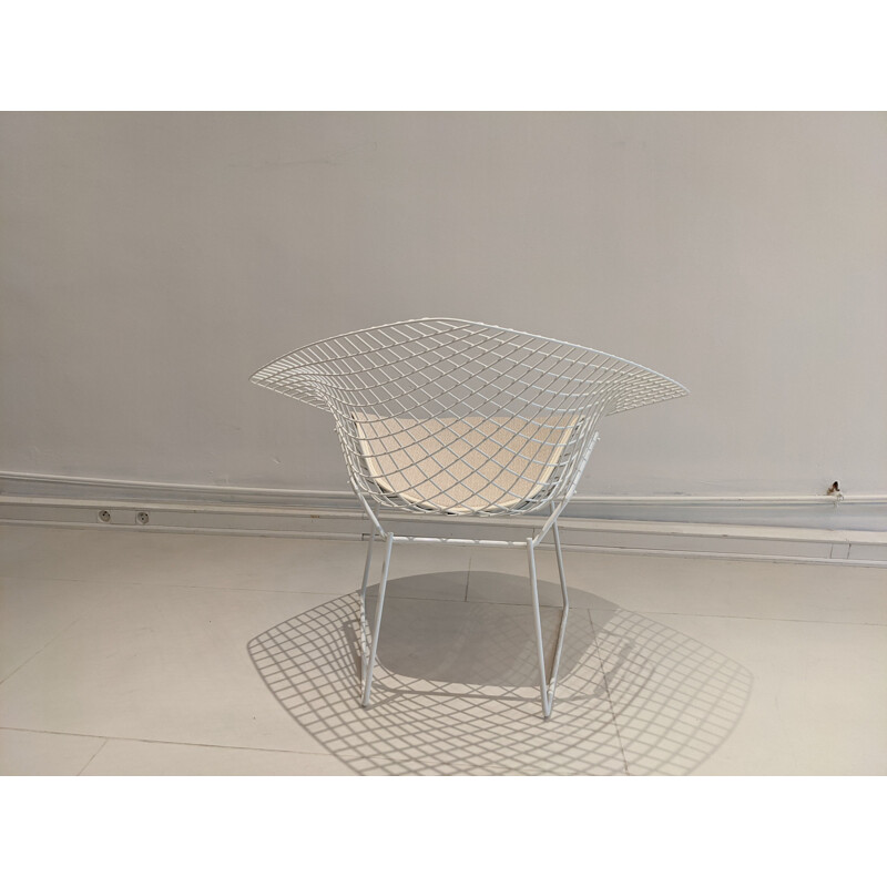 Vintage armchair Diamond Harry Bertoia pour Knoll