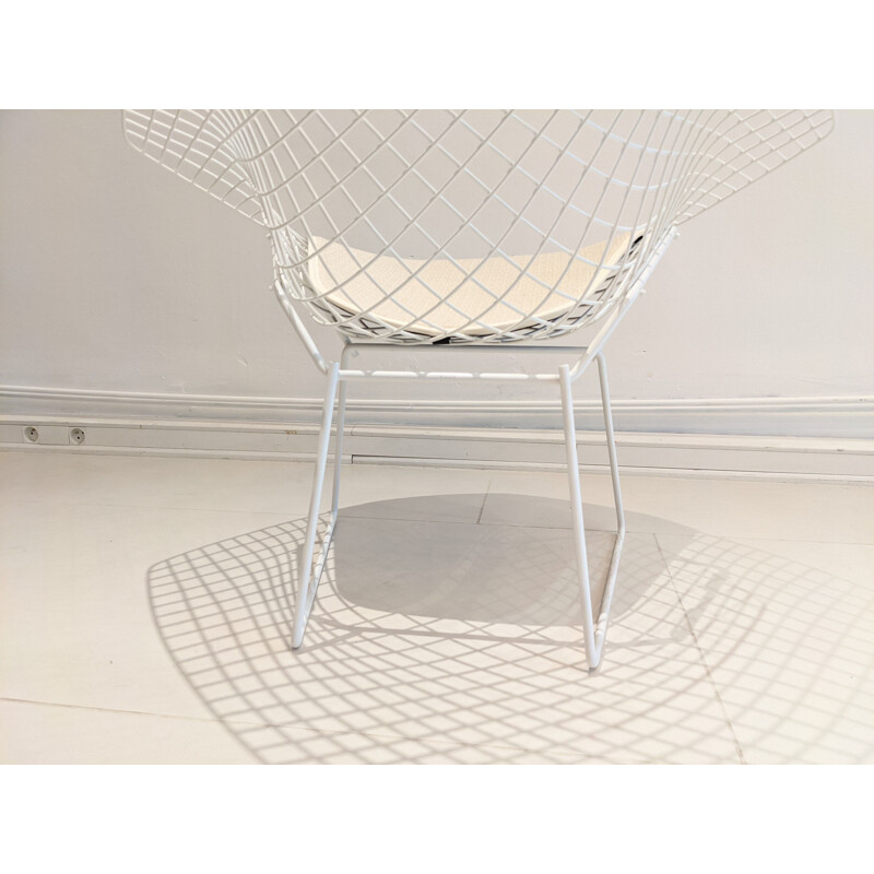 Vintage armchair Diamond Harry Bertoia pour Knoll